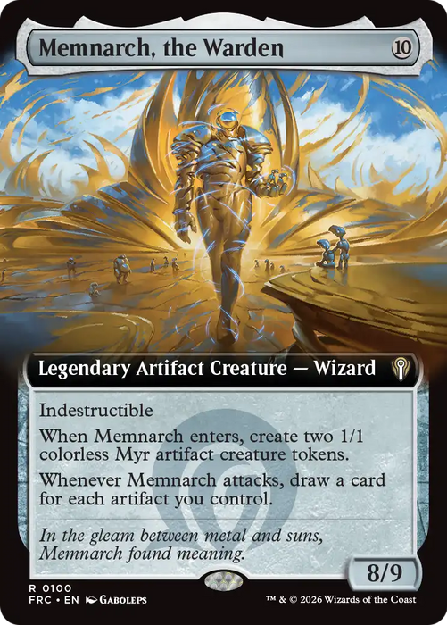 Memnarch, the Warden (Extended Art) [Reality Fracture Commander]