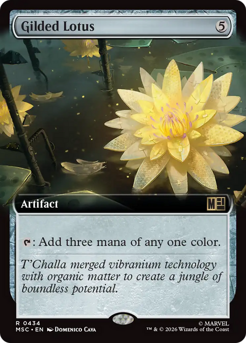 Gilded Lotus (Extended Art) [Marvel Super Heroes Commander]