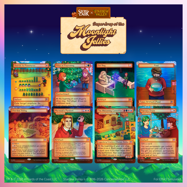Secret Lair Drop: Secret Lair x Stardew Valley: Welcome to Stardew Valley - Traditonal Foil