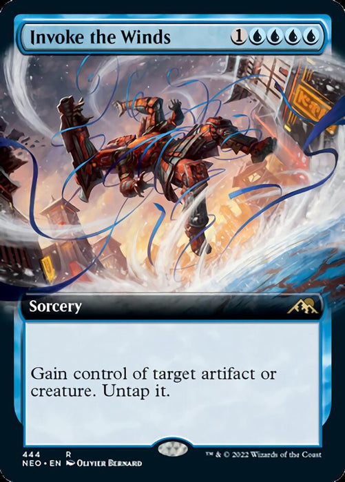 Invoke the Winds (Extended Art) [Kamigawa: Neon Dynasty]