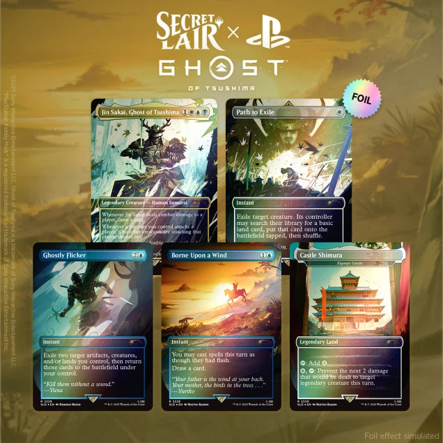 MTG - Secret Lair x Ghost of Tsushima Foil Edition