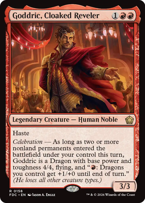 Goddric, Cloaked Reveler [Foundations Commander]