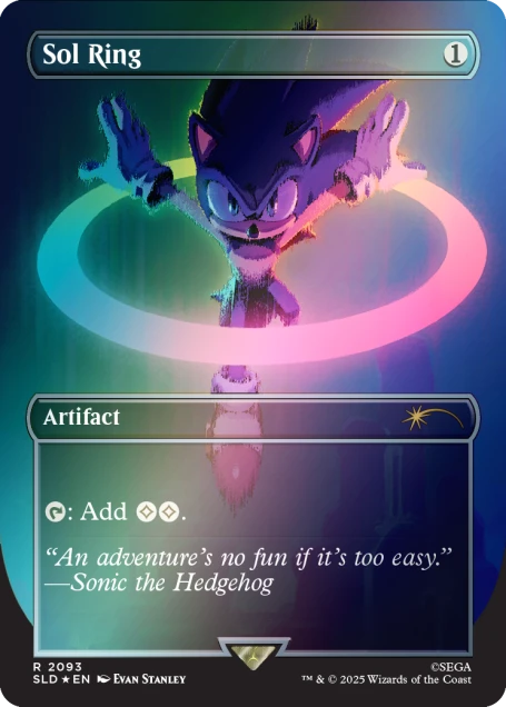 MTG - Secret Lair x Sonic: Chasing Adventure Rainbow Foil