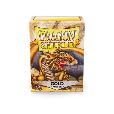 Dragon Shield Matte Standard Gold (100)