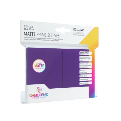 Gamegenic Matte Prime Sleeves - Standard Size - Various Colors