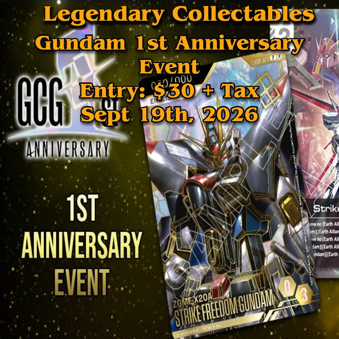 Gundam CCG - 1st Anniversary Event - Sept 19th - 1 PM
