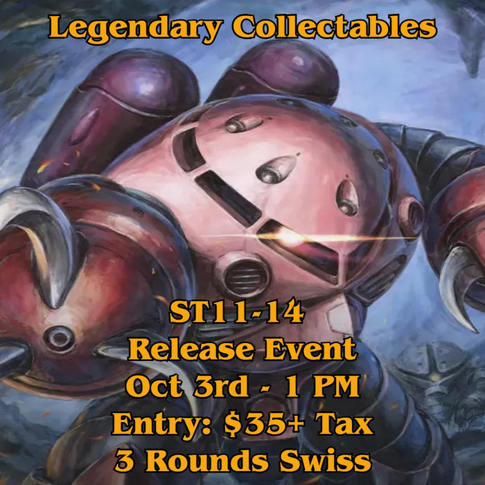 Gundam - ST11-14 Release Event - Oct 3rd - 1 PM