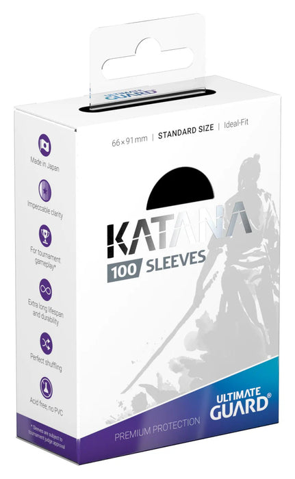 Ultimate Guard Katana Sleeves - Standard Size - 100 Count - Various Colors