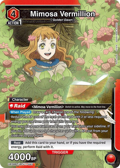 Mimosa Vermillion (093) - UE08BT: Black Clover (UE08BT)
