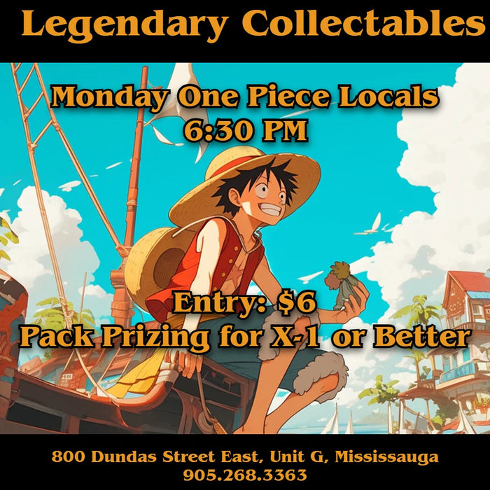 One Piece Card Game - Monday - November 18th, 2024 - 6:30 PM