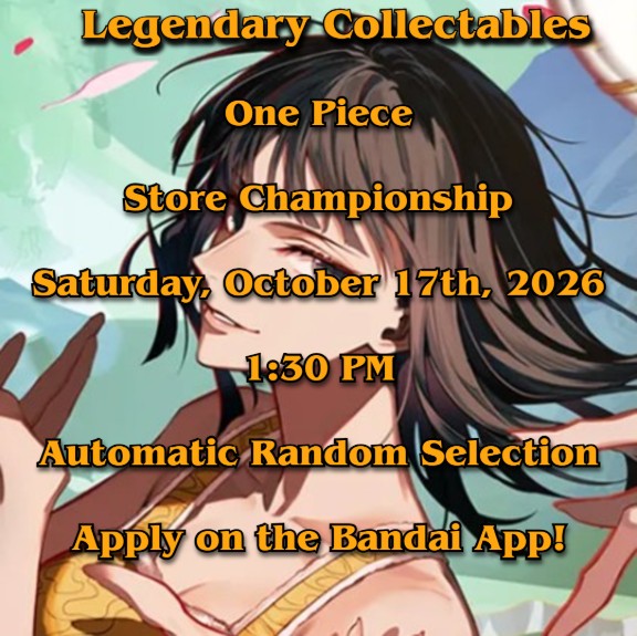 One Piece - Store Championship - Saturday, October 17th, 2026 - 1:30 PM