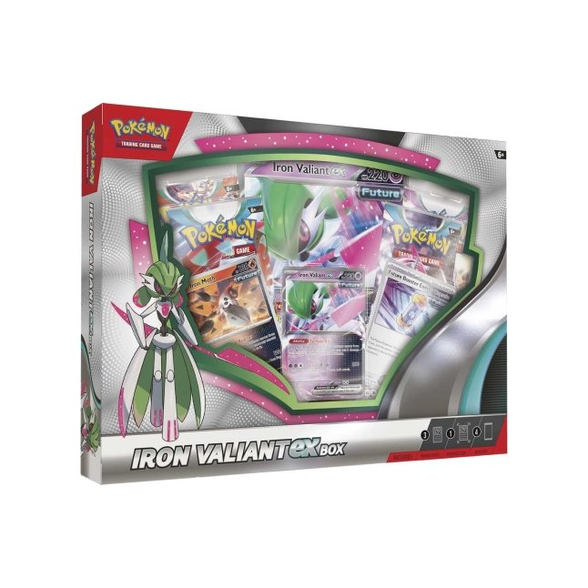 Pokemon - Roaring Moon / Iron Valiant ex Box