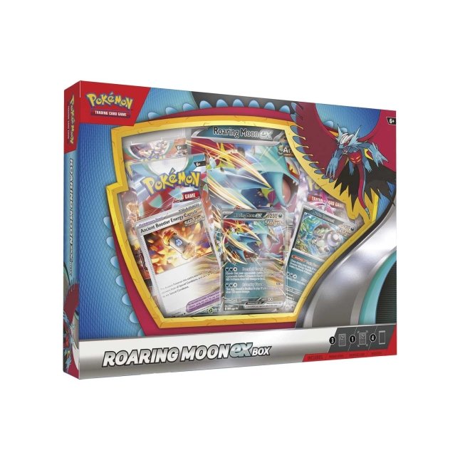 Pokemon - Roaring Moon / Iron Valiant ex Box