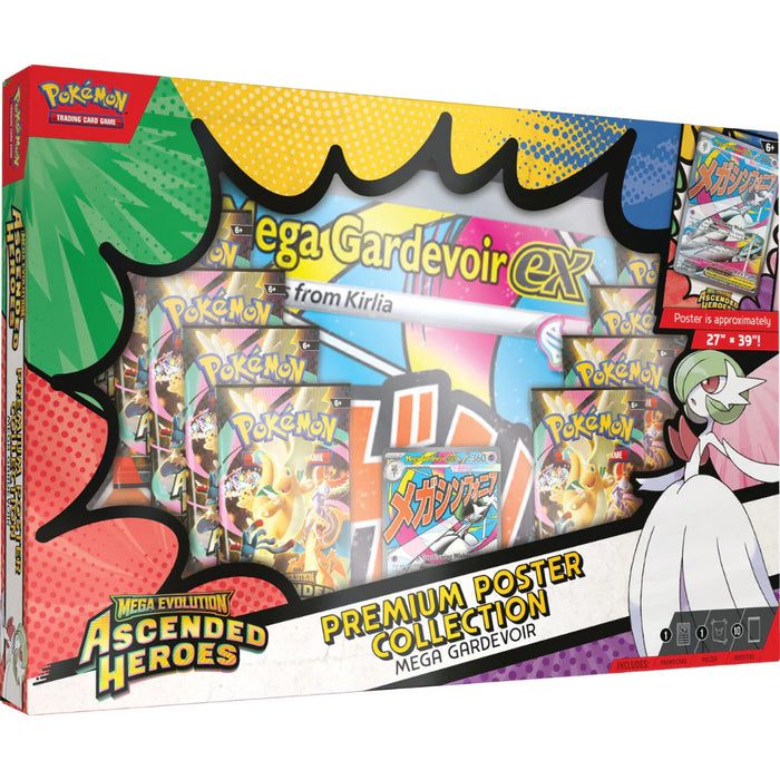 Pokemon - Mega Evolution - Ascended Heroes - Poster Collection - Choose your Mega