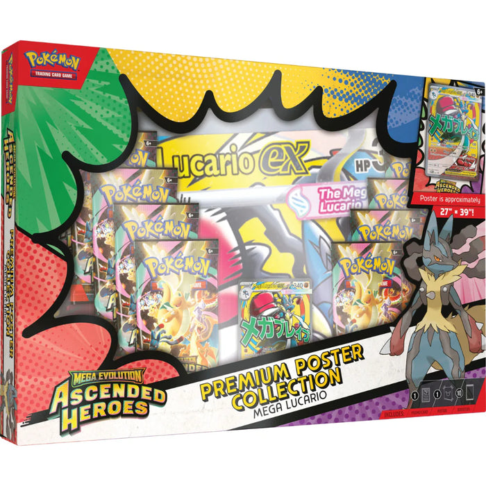 Pokemon - Mega Evolution - Ascended Heroes - Poster Collection - Choose your Mega