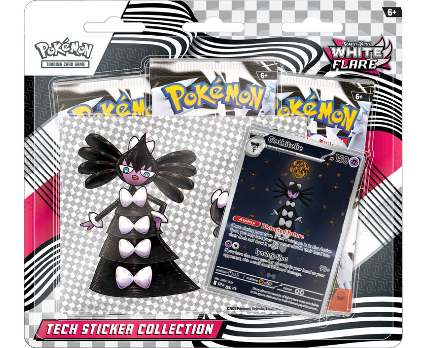 Pokemon - Scarlet & Violet - White Flare Unova - Tech Sticker Collection