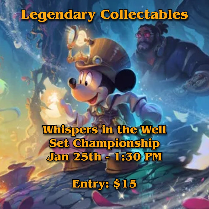 Whispers in the Well - Set Champion - Sunday Jan 25th - 1:30 PM