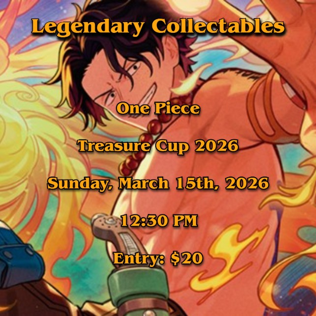 One Piece - Treasure Cup - Sunday, March 15th, 2026 - 12:30 PM
