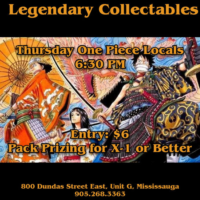 One Piece Card Game - Thursday - November 14th, 2024 - 6:30 PM