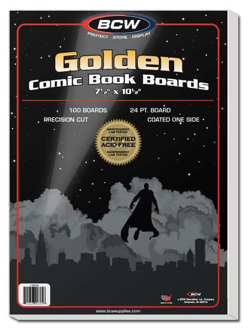 BCW - Golden Back Boards