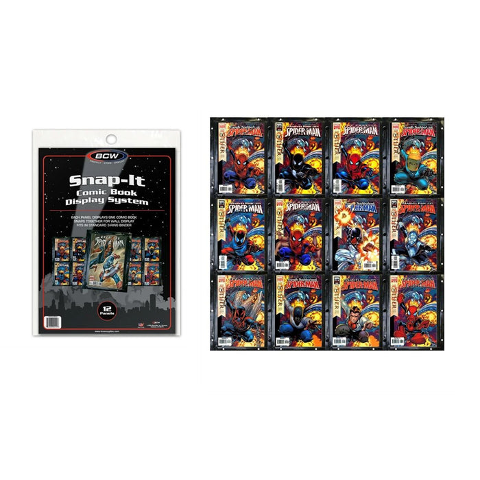 Ultra Pro - Comic Book Snap-It Black 12 Pack