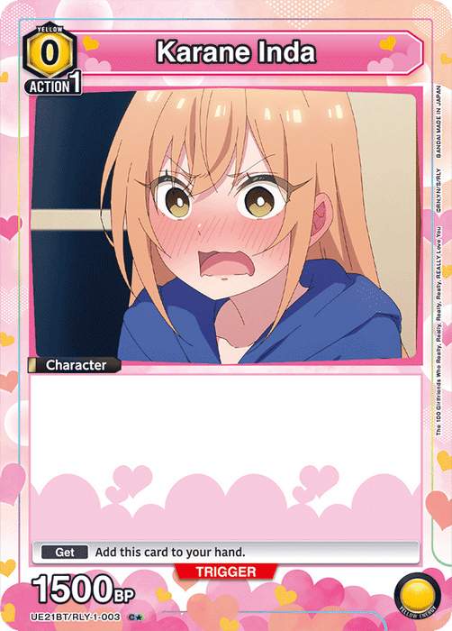 Karane Inda (003) (Box Topper Foil) - UE21BT: The 100 Girlfriends Who Really, Really, Really, Really, REALLY Love You (UE21BT)