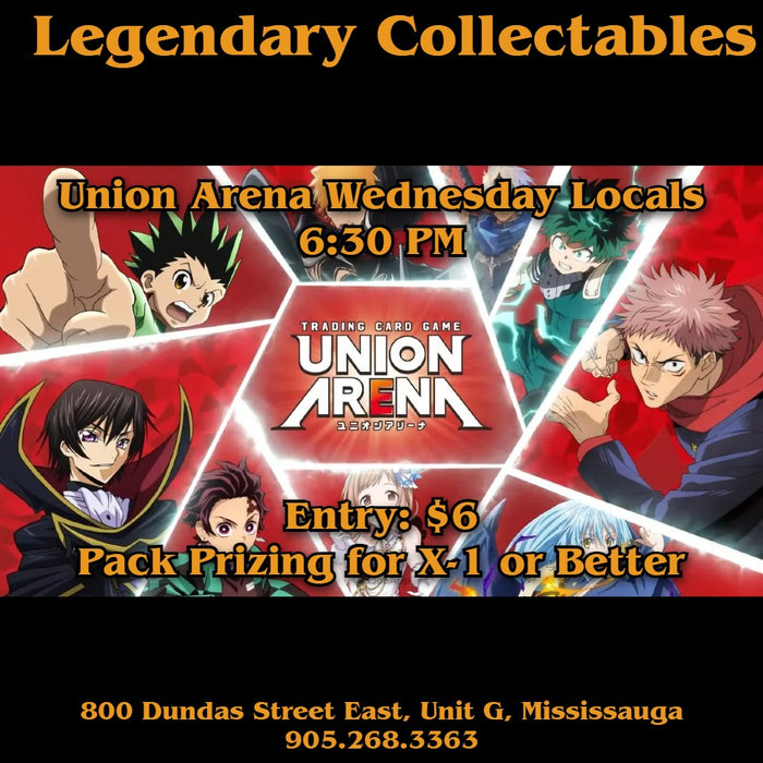 Union Arena Card Game - Wednesdays - November 13th, 2024 - 6:30 PM