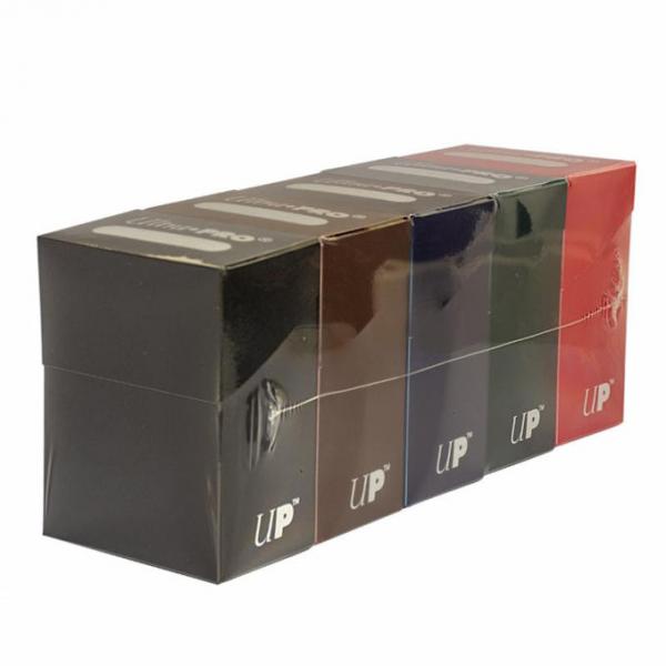 Deck Box Bundle - 5 Dark Colors Blue/Green/Black/Red/Brown