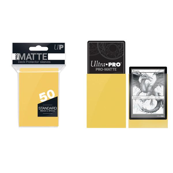 Ultra Pro - Matte Non Glare - Deck Protectors - Standard - 50 Count - Multiple Colors