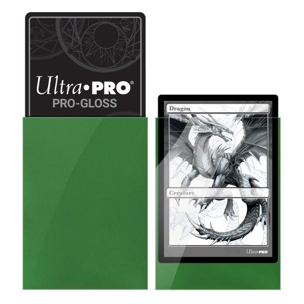 Ultra Pro 100 Deck Protector Gloss Standard Size Green
