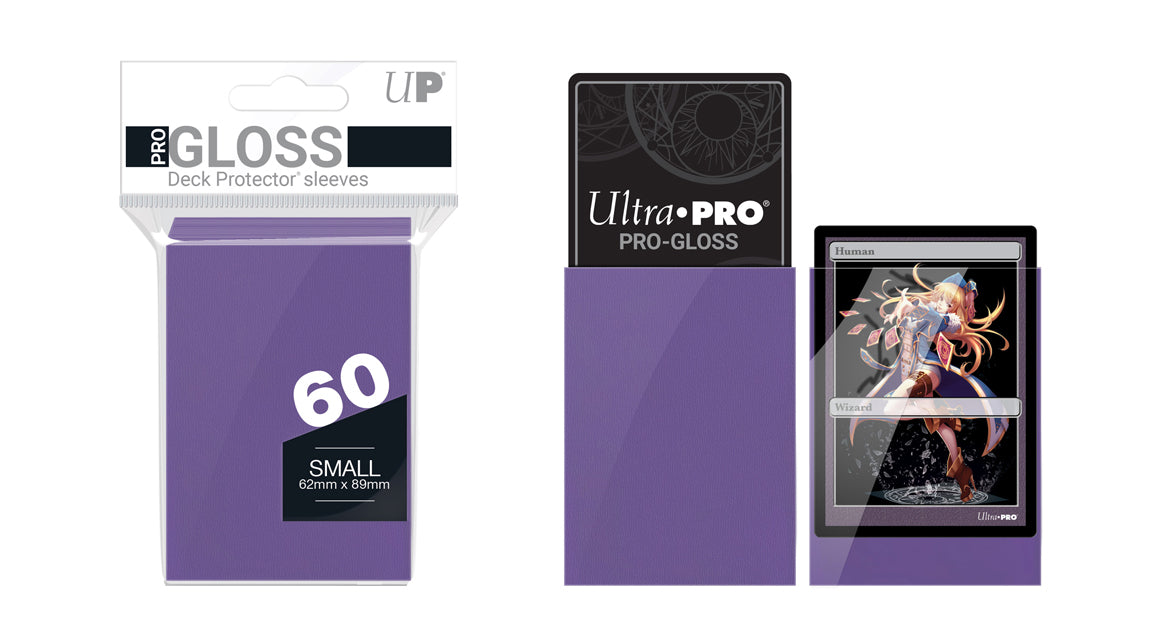 Ultra Pro Small Size Gloss Majestic Purple Protectors (60)