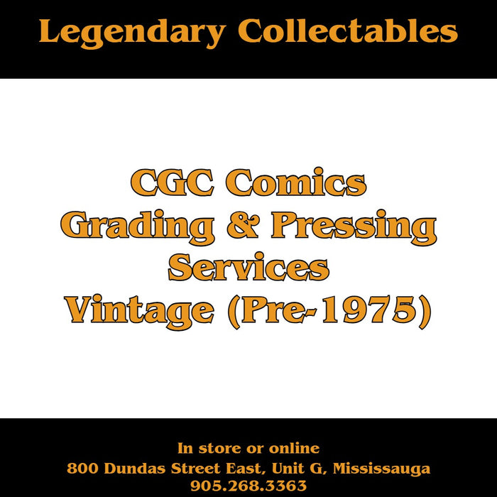 Comic Vintage Grading & Pressing Services (Pre-1975)