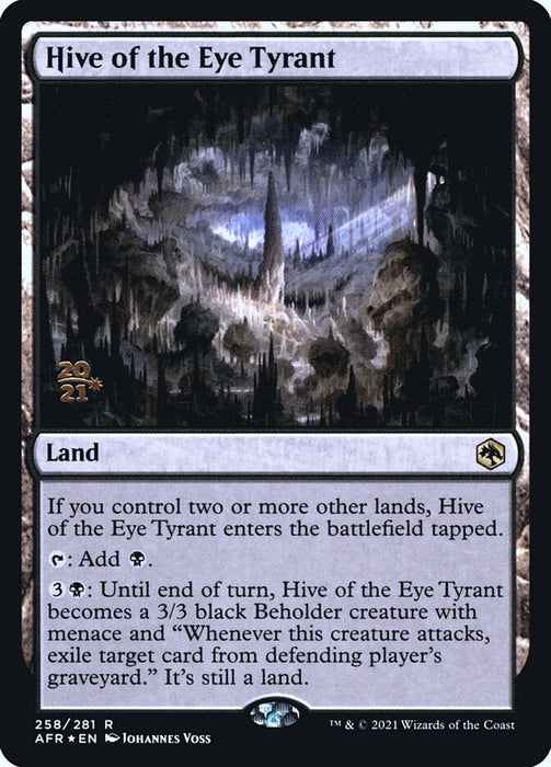 Hive of the Eye Tyrant [Dungeons & Dragons: Adventures in the Forgotten Realms Prerelease Promos]