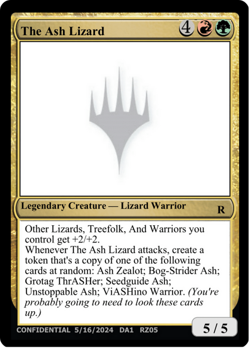 The Ash Lizard [Unknown Event]