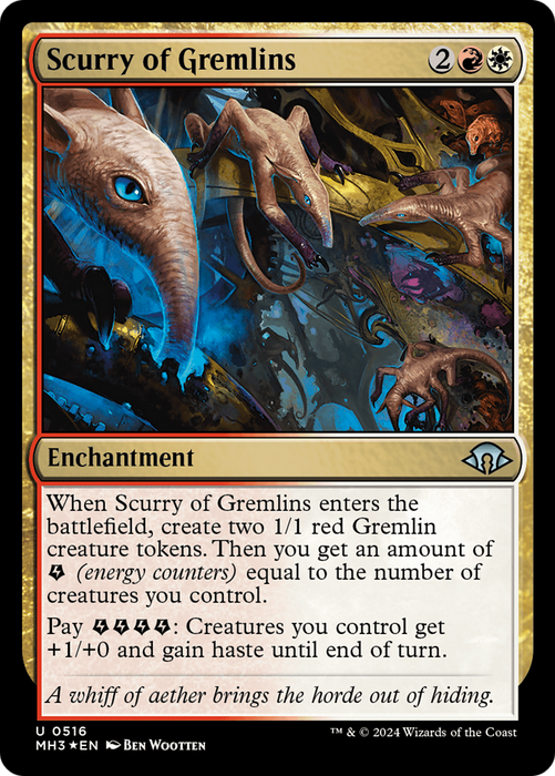 Scurry of Gremlins (Ripple Foil) [Modern Horizons 3]