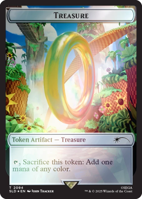MTG - Secret Lair x Sonic: Chasing Adventure Rainbow Foil