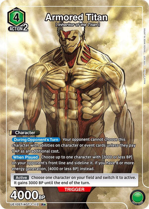 Armored Titan (R*) - UE10ST: Attack on Titan Starter Deck (UE10ST)