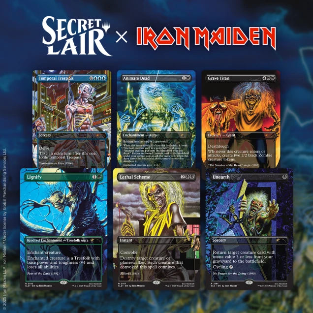 Secret Lair x Iron Maiden: Album Art