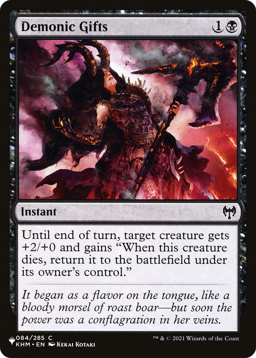 Demonic Gifts [The List]