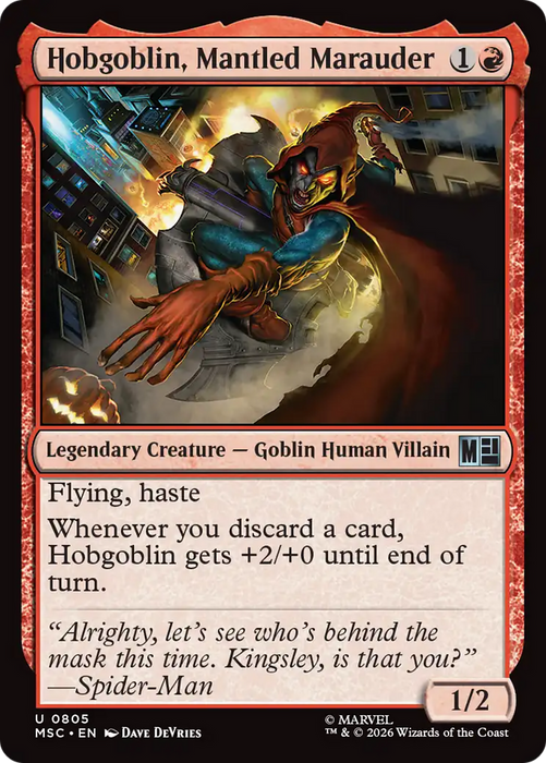 Hobgoblin, Mantled Marauder [Marvel Super Heroes Commander]