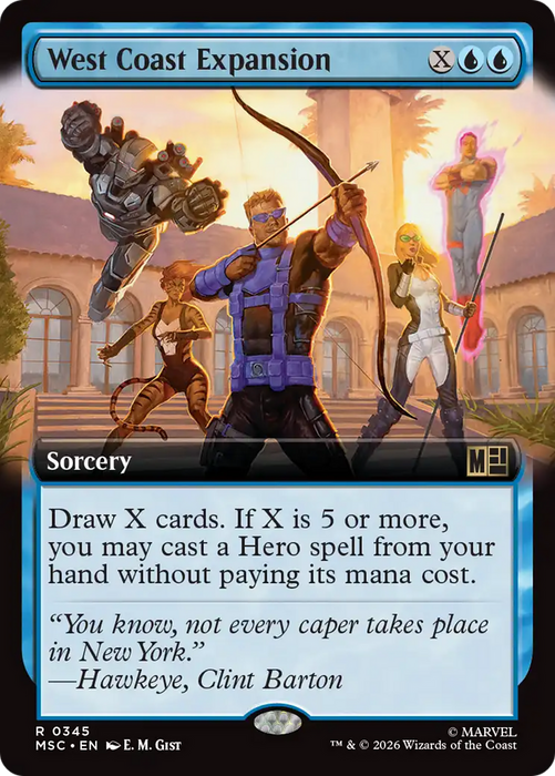 West Coast Expansion (Extended Art) [Marvel Super Heroes Commander]
