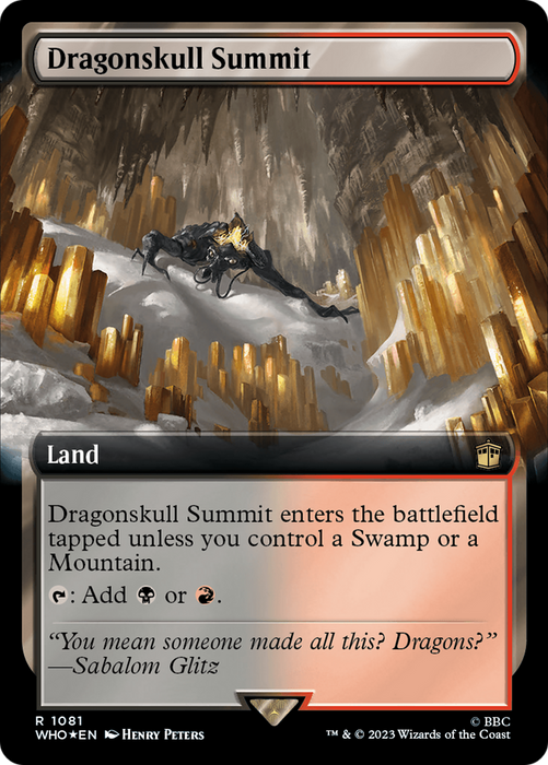 Dragonskull Summit (Extended Art) (Surge Foil) [Doctor Who]