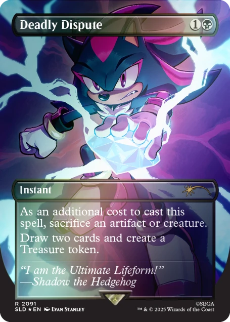 MTG - Secret Lair x Sonic: Chasing Adventure Rainbow Foil