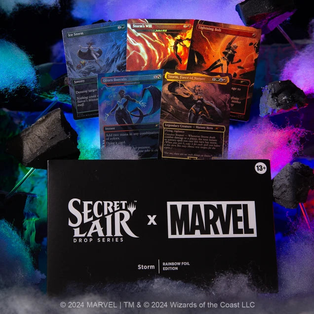 MTG - Secret Lair x Marvel's Storm Rainbow Foil