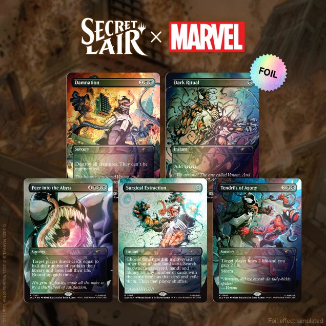 MTG - Secret Lair x Marvel’s Spider-Man: Venom Unleashed (Colors)
