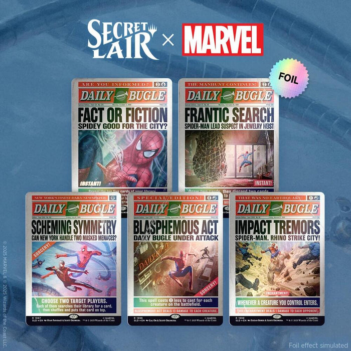 MTG - Secret Lair x Marvel's Spider-Man: Daily Bugle Breaking News Foil Edition