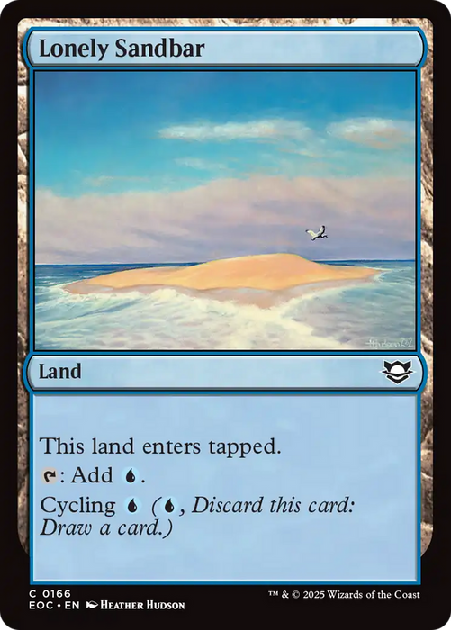 Lonely Sandbar [Edge of Eternities Commander]