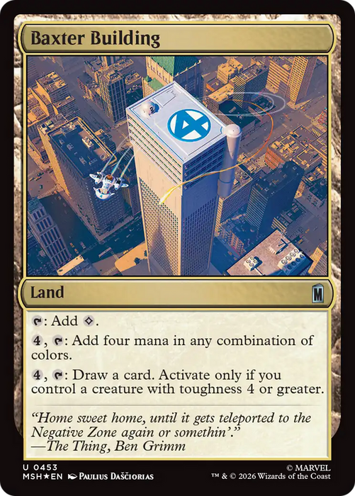 Baxter Building (Surge Foil) [Marvel Super Heroes]