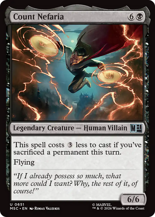 Count Nefaria [Marvel Super Heroes Commander]