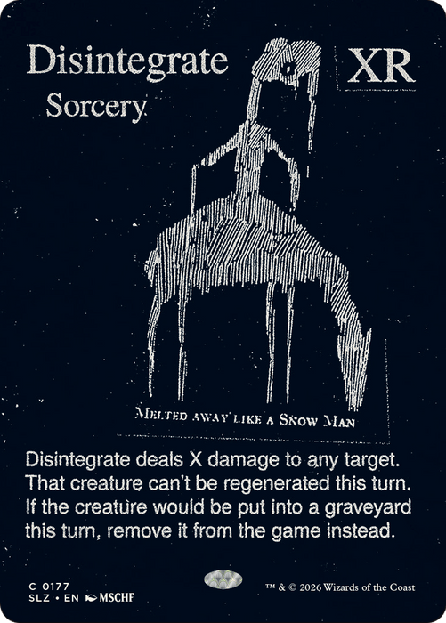 Disintegrate (0177) [Secret Lair x MSCHF: The Zeta Set]